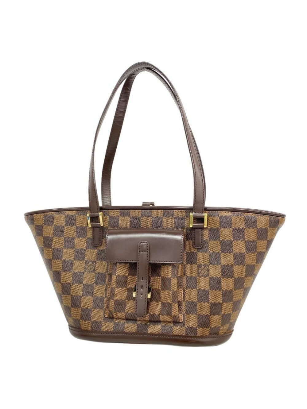 Louis Vuitton Handbag Damier Manosque PM Ebene